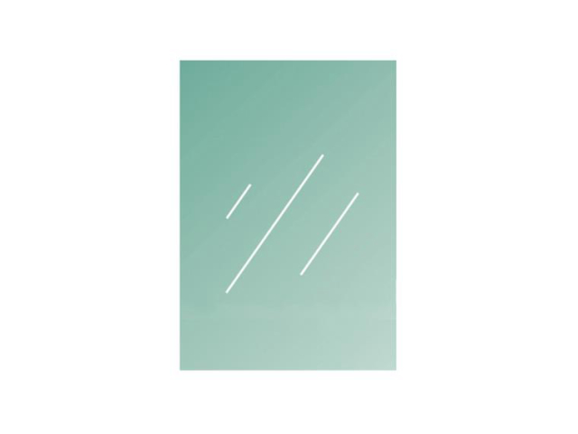 Tempered laminated glass, clear